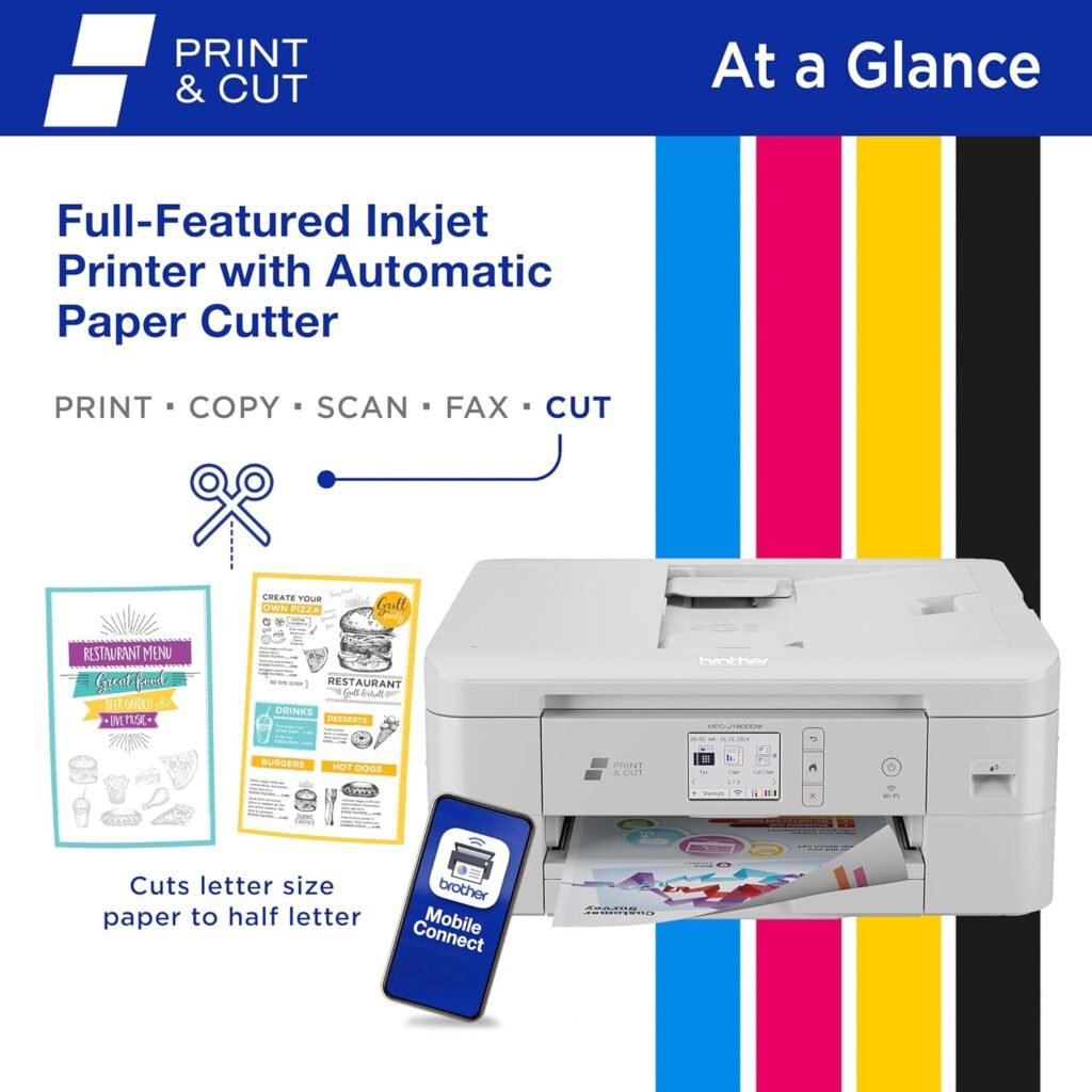 Special Features of the Brother Print & Cut MFC-J1800DW