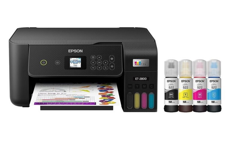 Epson EcoTank ET-2800 Color All-in-One Printer Review