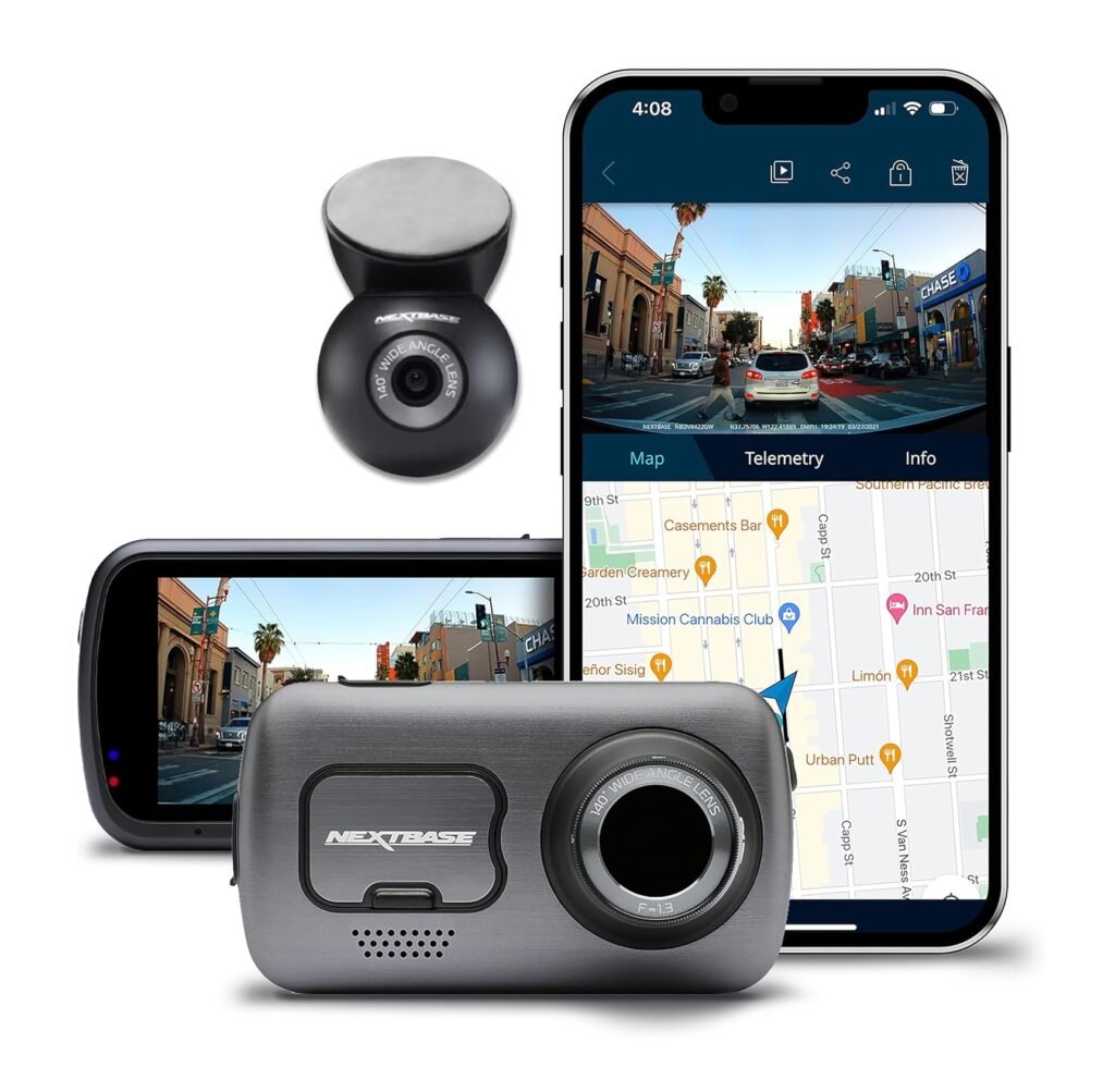 Nextbase 622GW Front and Rear Dash Cam