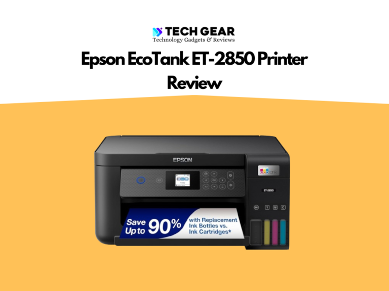 Epson EcoTank ET-2850 Printer Review