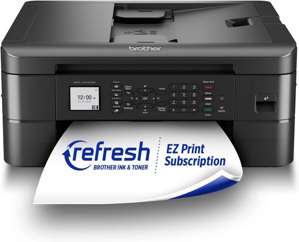 Brother MFC-J1010DW Wireless Color Inkjet All-in-One Printer Review
