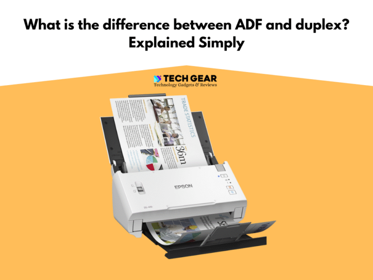 What is the difference between ADF and duplex?