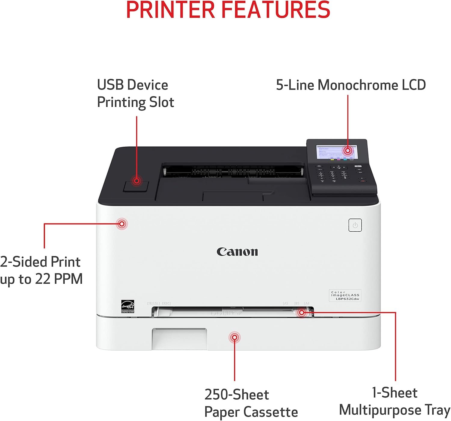 Canon LBP632Cdw Wireless Laser Printer Review