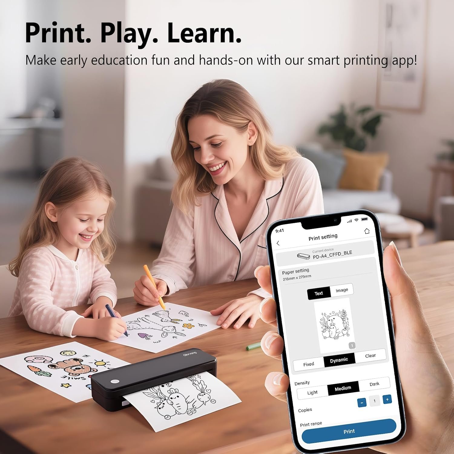 Gloryang Inkless Portable Printer