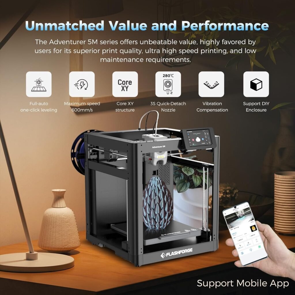 FLASHFORGE Adventurer 5M 3D Printer