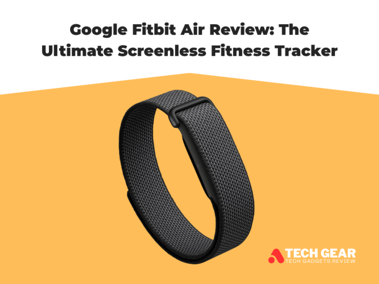 Google Fitbit Air Review