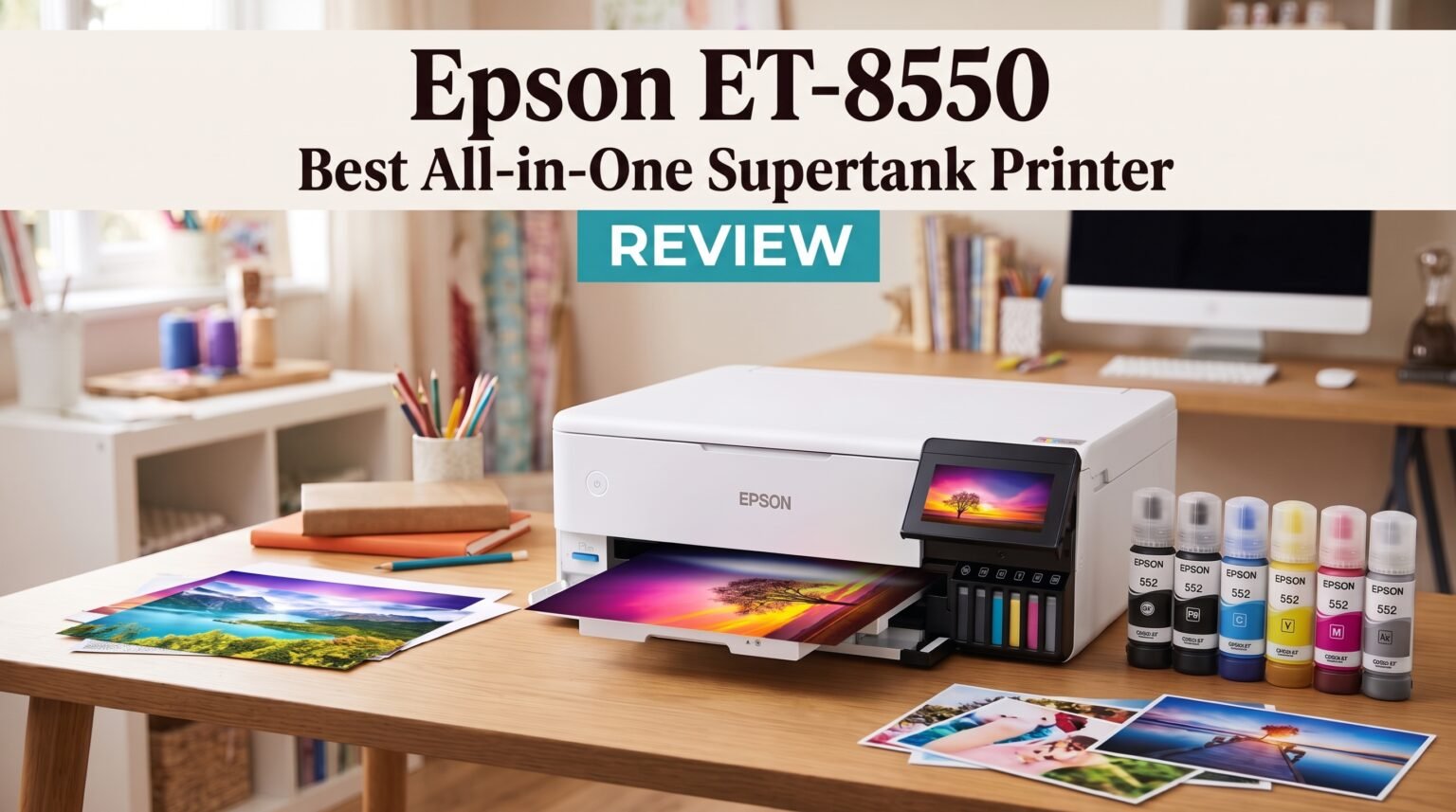 Epson ET-8550 Review Best All-in-One Supertank Printer